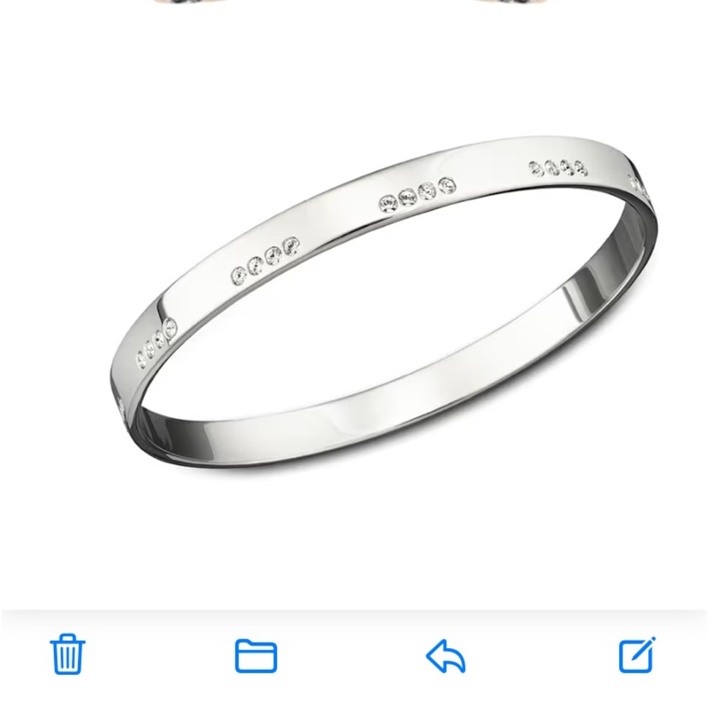 SWAROVSKI SILVER MIAMI BANGLE !!! 🔥🔥🔥🔥